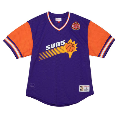 NBA HWC NIGHT MESH V-NECK SUNS Purple TMVN5377-PSUYYPPPPURP - Image 1