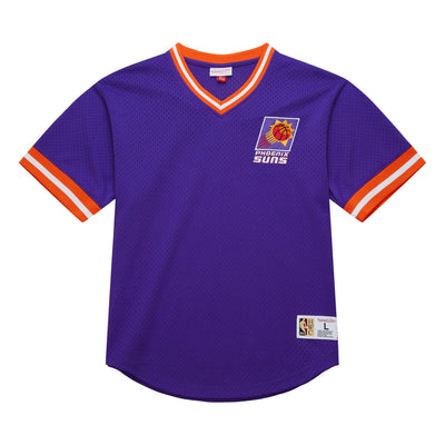 NBA FASHION MESH V-NECK VINTAGE LOGO SUNS Purple TMVN6625-PSUYYPPPPURP - Image 1