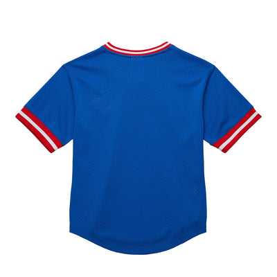 NHL FASHION MESH V-NECK CURRENT LOGO RANGERS Blue TMVN7401-NYAYYPPPBLUE - Image 1