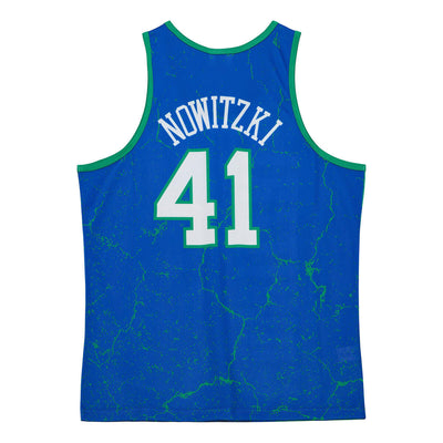 NBA PLAYER BURST MESH TANK MAVERICKS DIRK NOWITZKI - Navy - Image 2