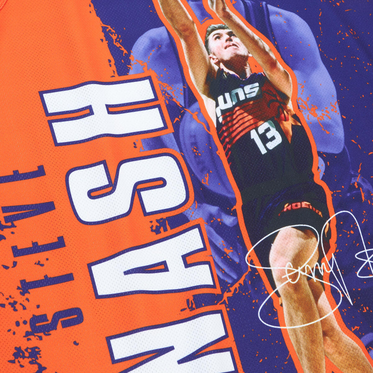 NBA PLAYER BURST MESH TANK SUNS STEVE NASH Purple TNMK5010-PSUYYSNAPURP - Image 3
