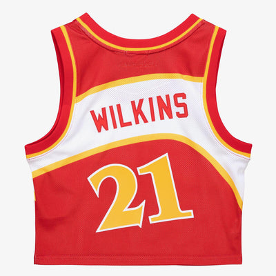 NBA WOMEN'S N&N CROP TANK HAWKS 1986 DOMINIQUE WILKINS - Image 2