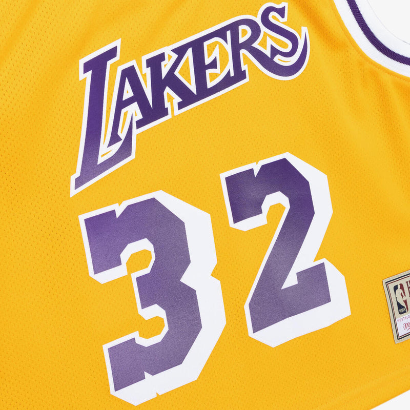 NBA WOMEN'S N&N CROP TANK LAKERS 1984 MAGIC JOHNSON - Image 3