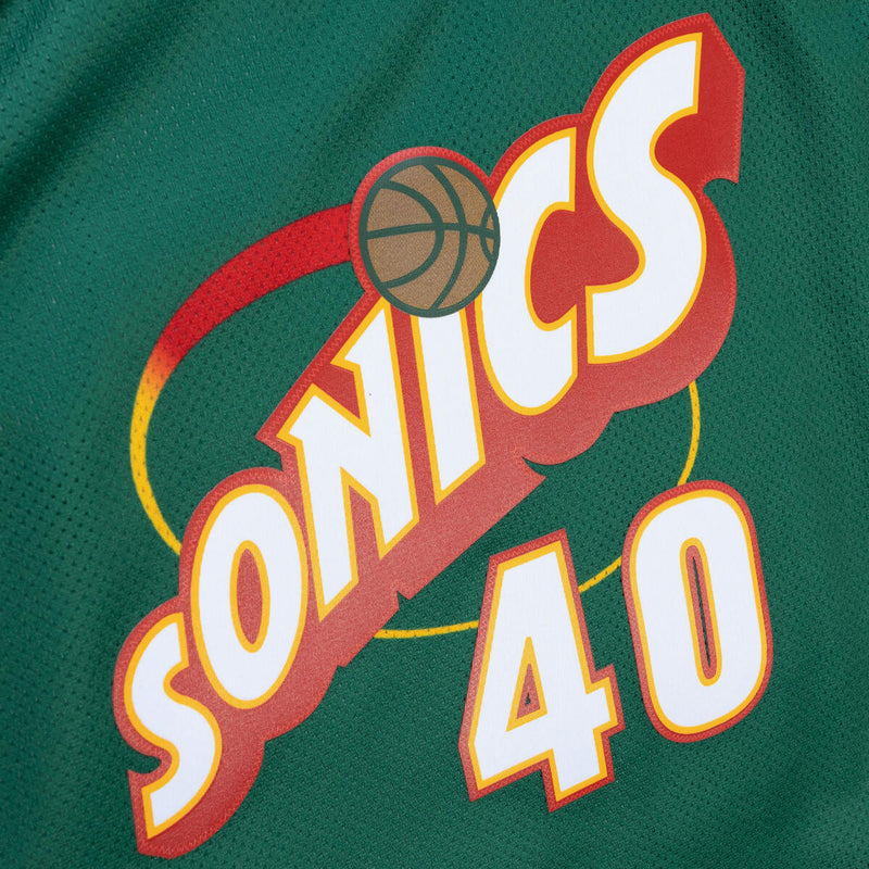 NBA WOMEN'S N&N CROP TANK SUPERSONICS 1995 SHAWN KEMP - Image 3
