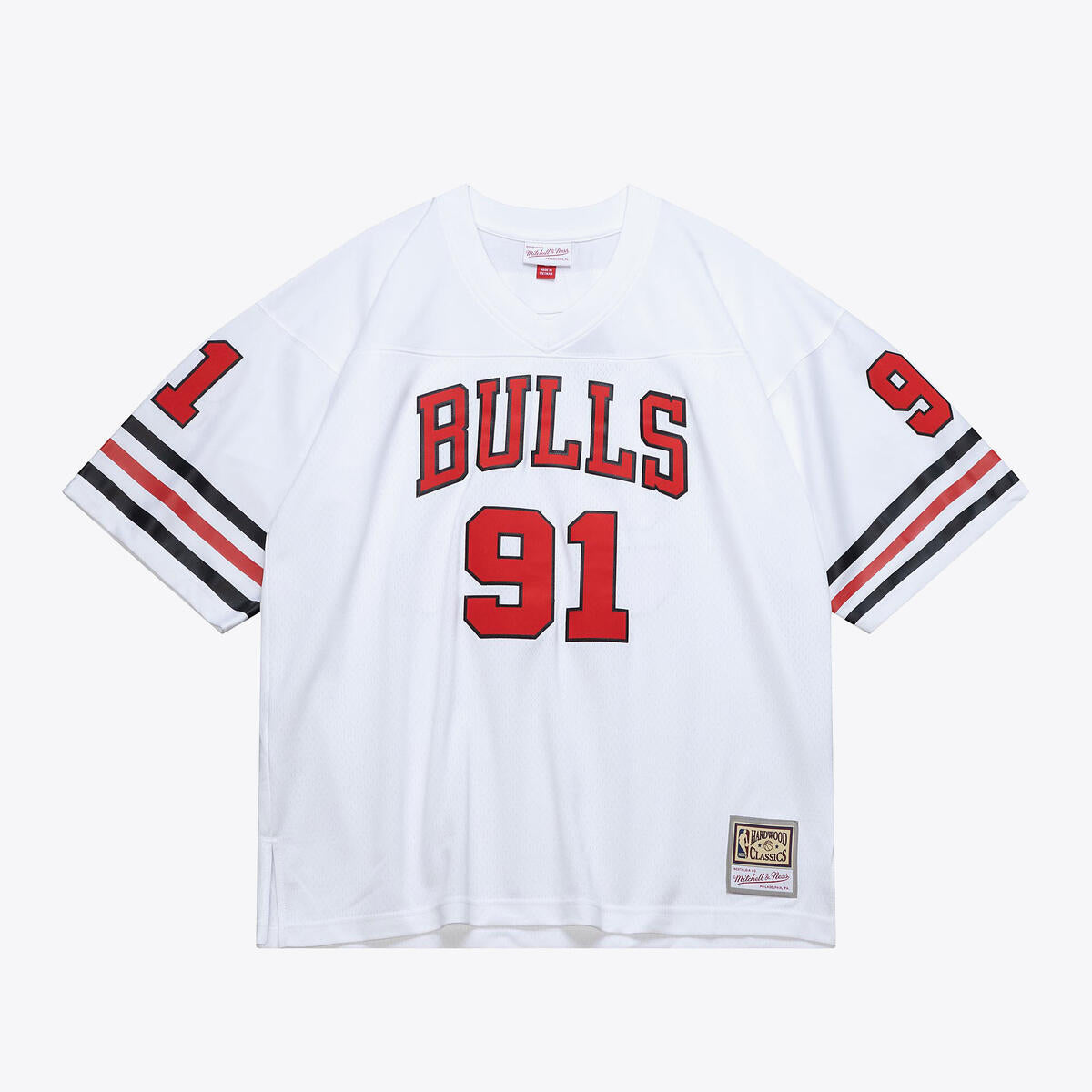 NBA AUDIBLE FASHION JERSEY BULLS DENNIS RODMAN White TNMP4846-CBUYYDRDWHIT - Image 1