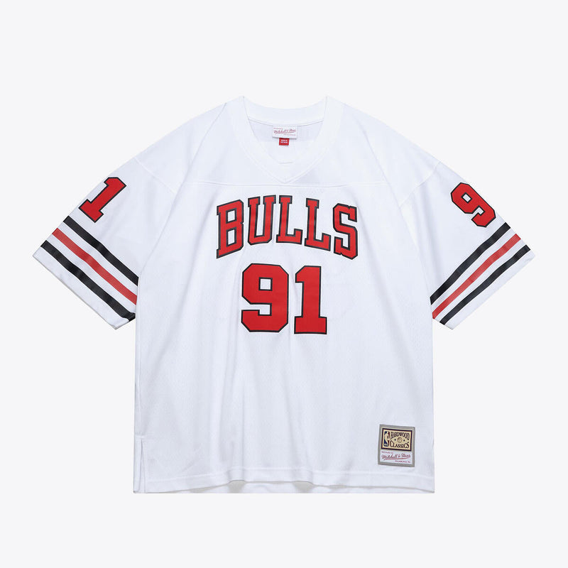 NBA AUDIBLE FASHION JERSEY BULLS DENNIS RODMAN White TNMP4846-CBUYYDRDWHIT - Image 1
