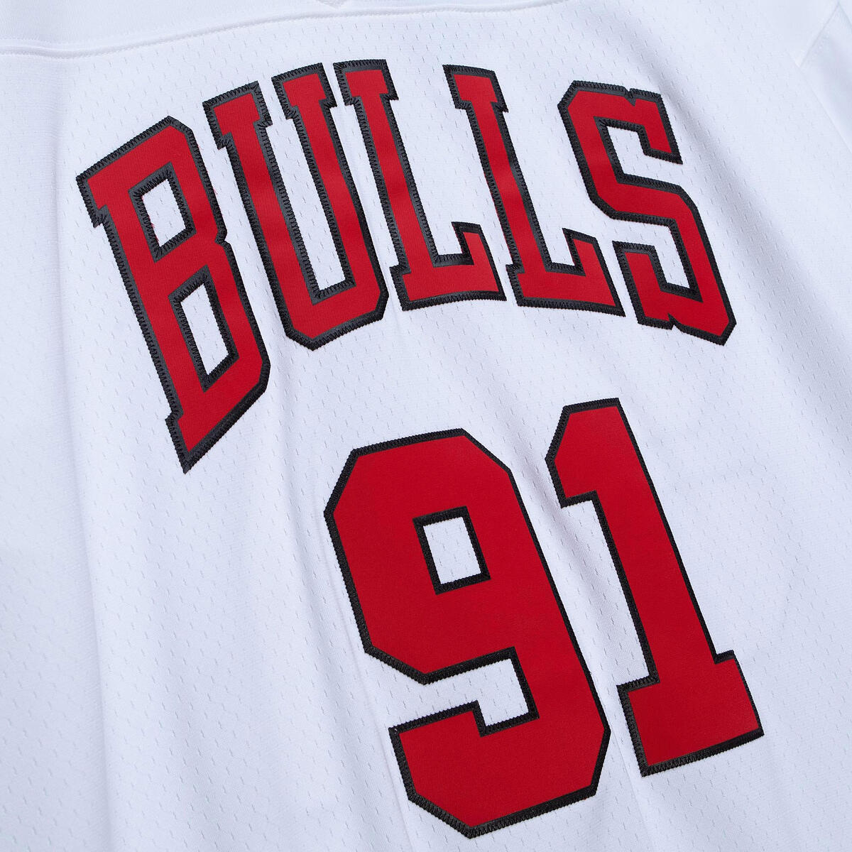 NBA AUDIBLE FASHION JERSEY BULLS DENNIS RODMAN White TNMP4846-CBUYYDRDWHIT - Image 3