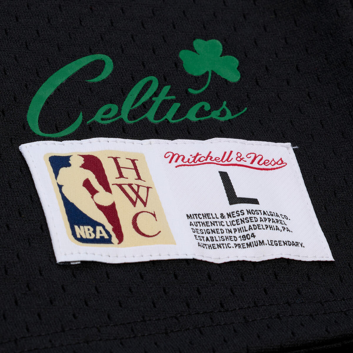 NBA N&N MESH SS HOODIE CELTICS 1986 LARRY BIRD - Image 4