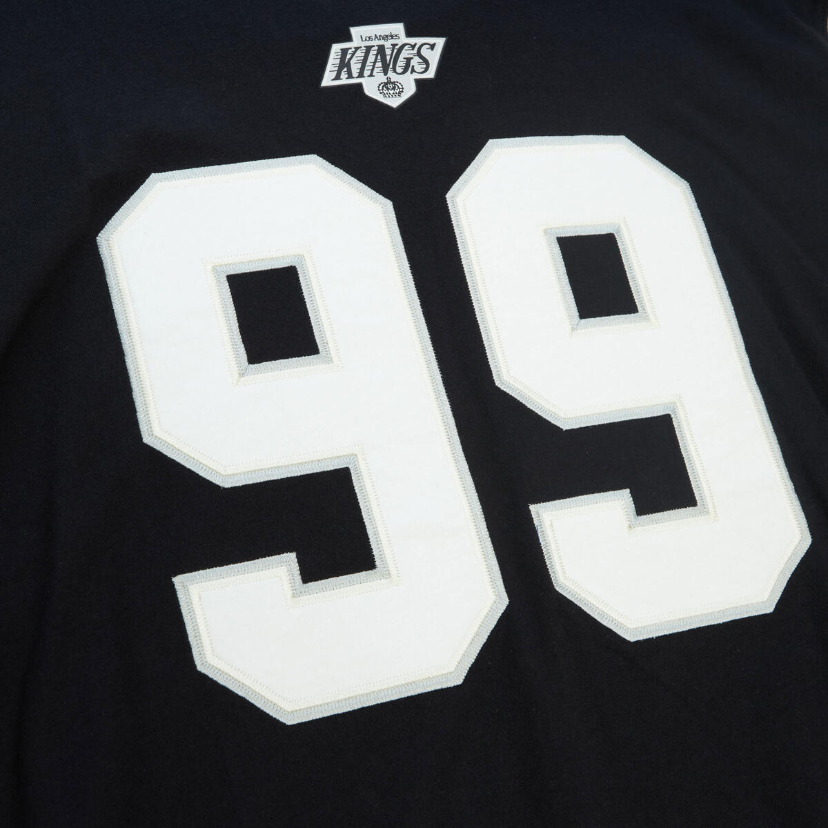 NHL ICON PREMIUM N&N SS TEE KINGS WAYNE GRETZKY - Black - Image 3