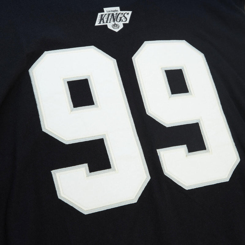 NHL ICON PREMIUM N&N SS TEE KINGS WAYNE GRETZKY - Black - Image 3