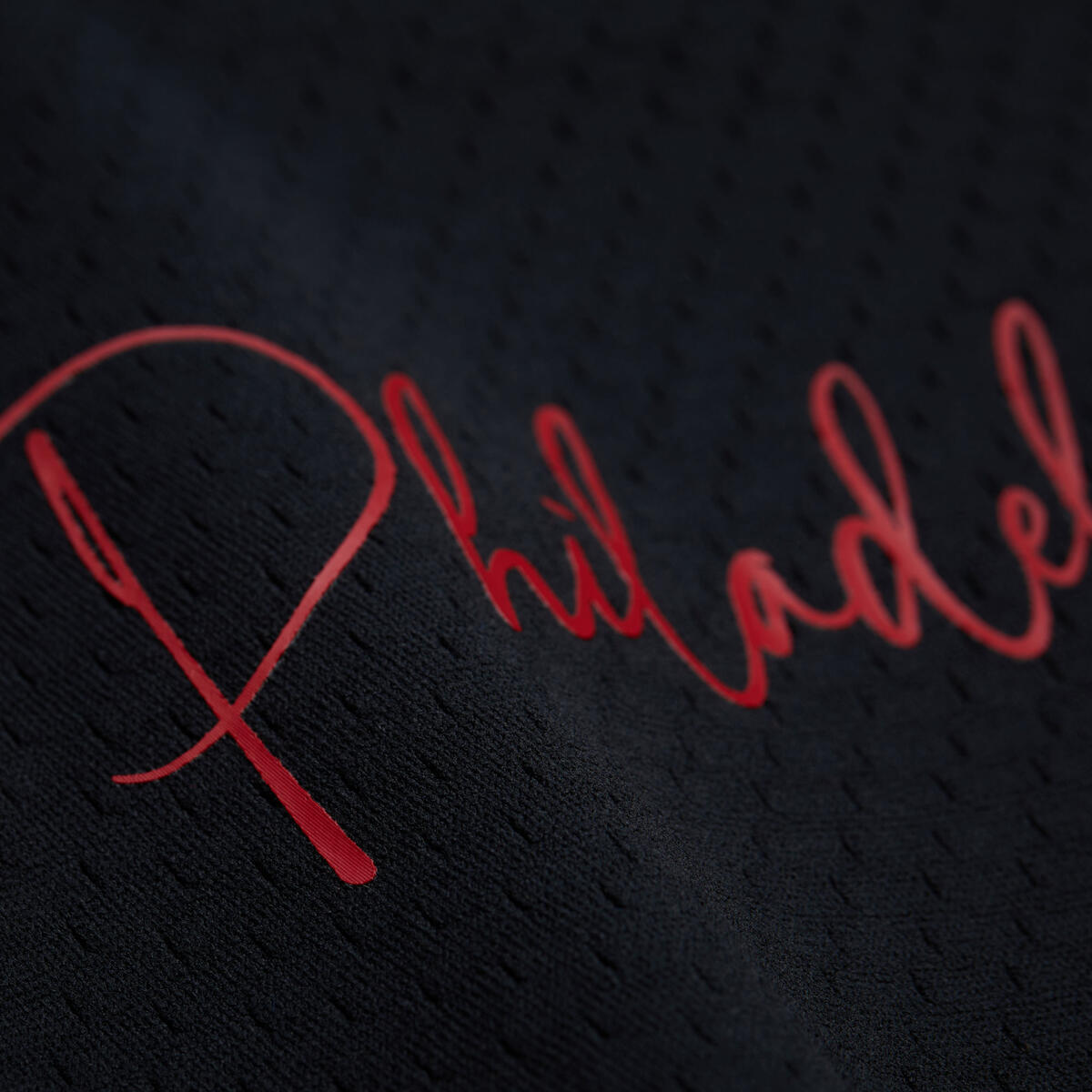 NBA WOMEN'S CROP MESH V-NECK JERSEY 76ERS - Image 3