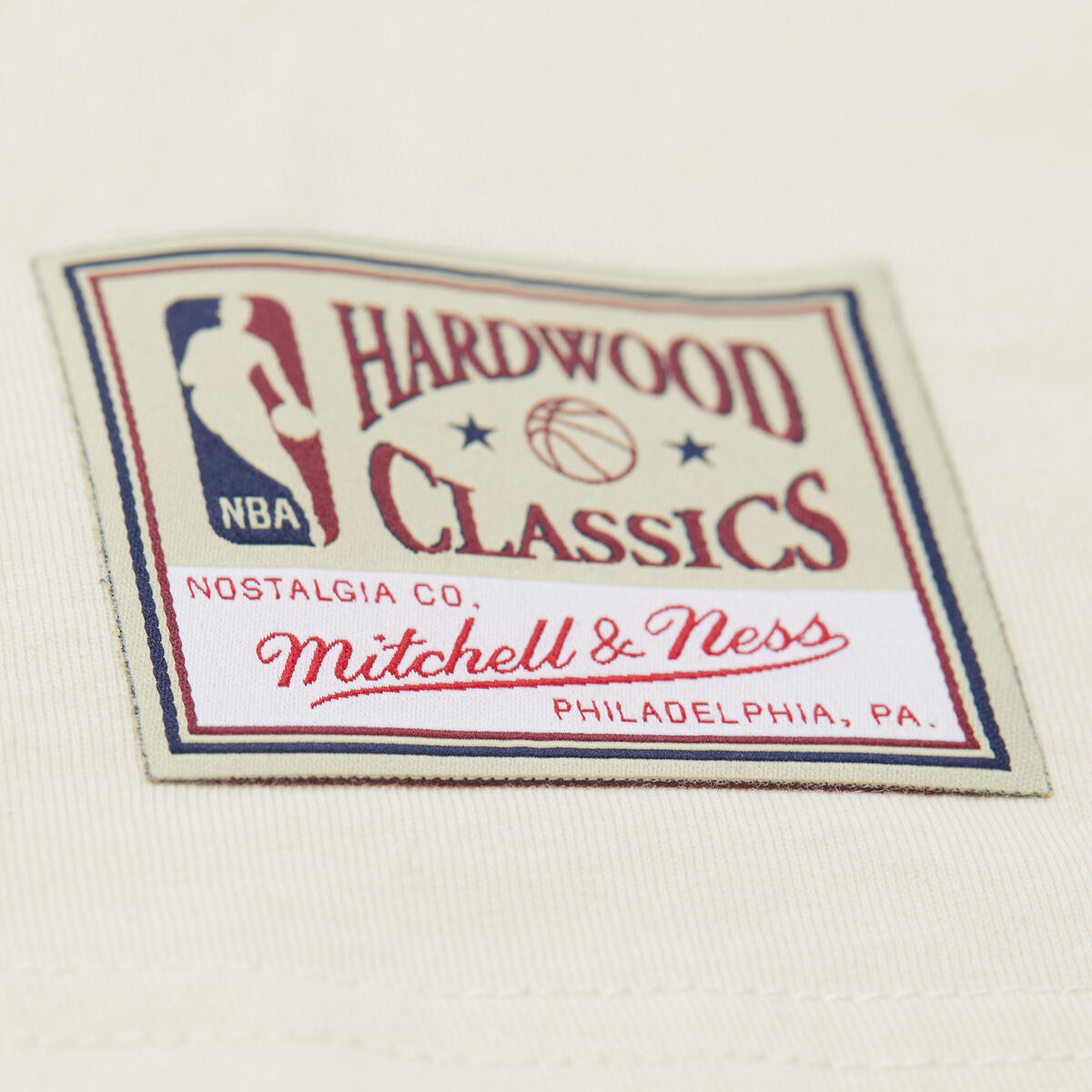 NBA SHATTERED LOCKUP TEE WARRIORS - VINTAGE WHITE - Image 3