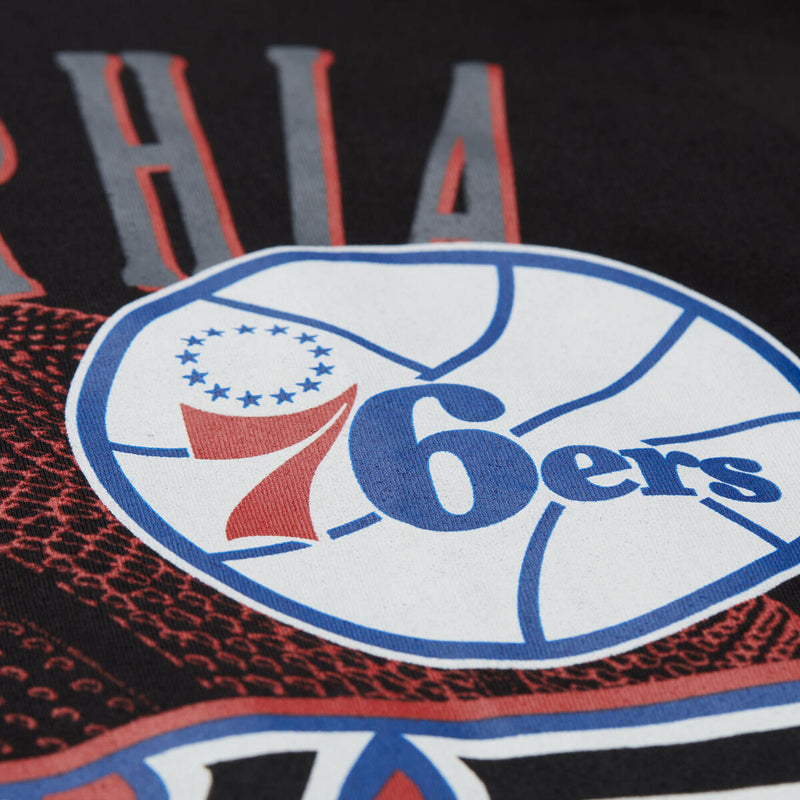 NBA MAXED OUT TEE 76ERS Black TP10208-P76BLCK - Image 2