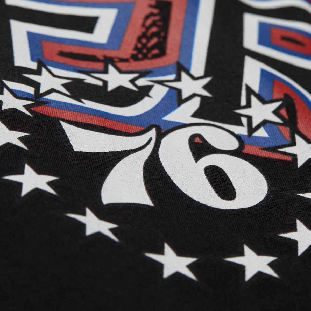 NBA MAXED OUT TEE 76ERS Black TP10208-P76BLCK - Image 4