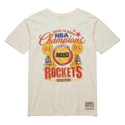 NBA CHAMPIONS TEE ROCKETS - VINTAGE WHITE - Image 1