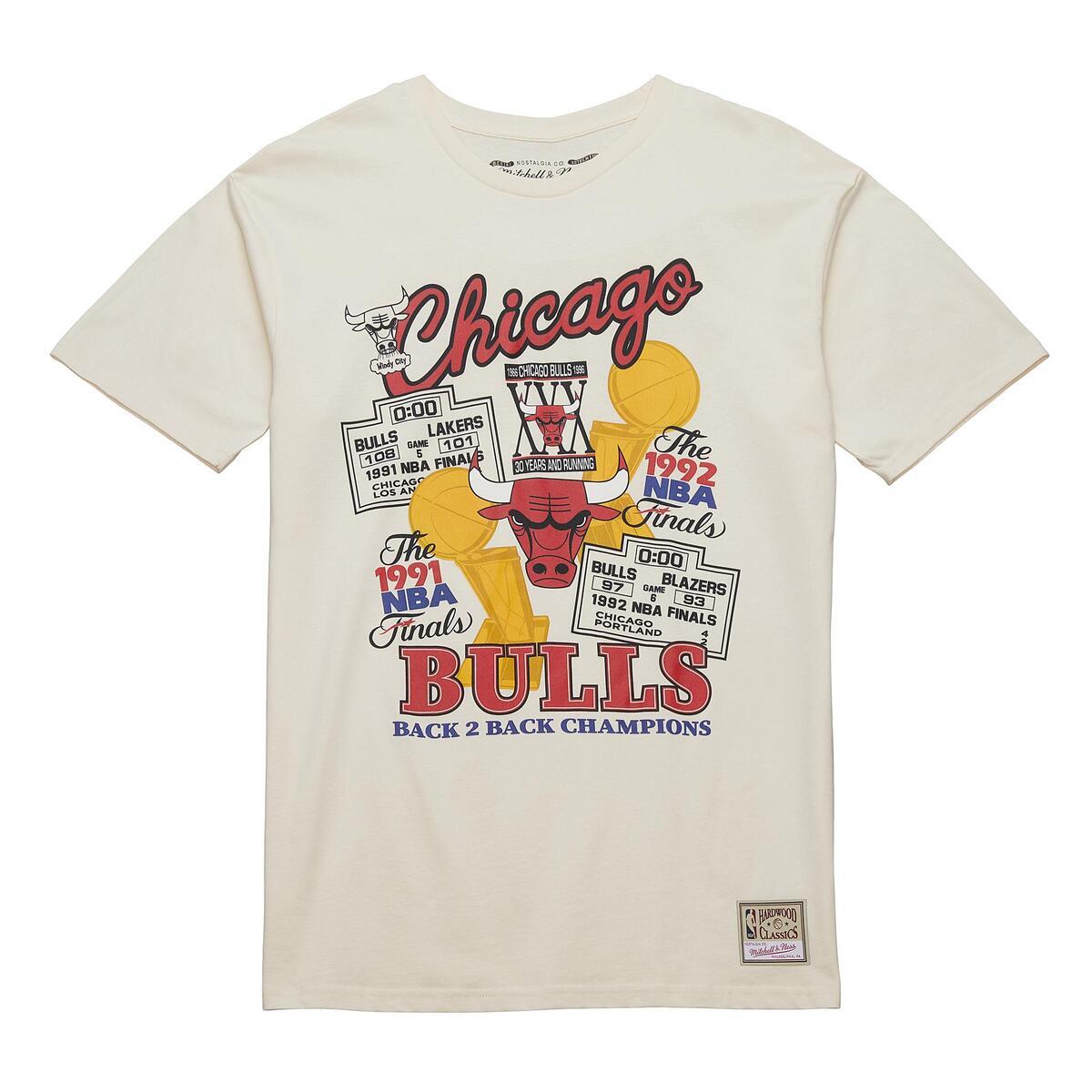 NBA CHAMPIONS TEE BULLS - VINTAGE WHITE - Image 1