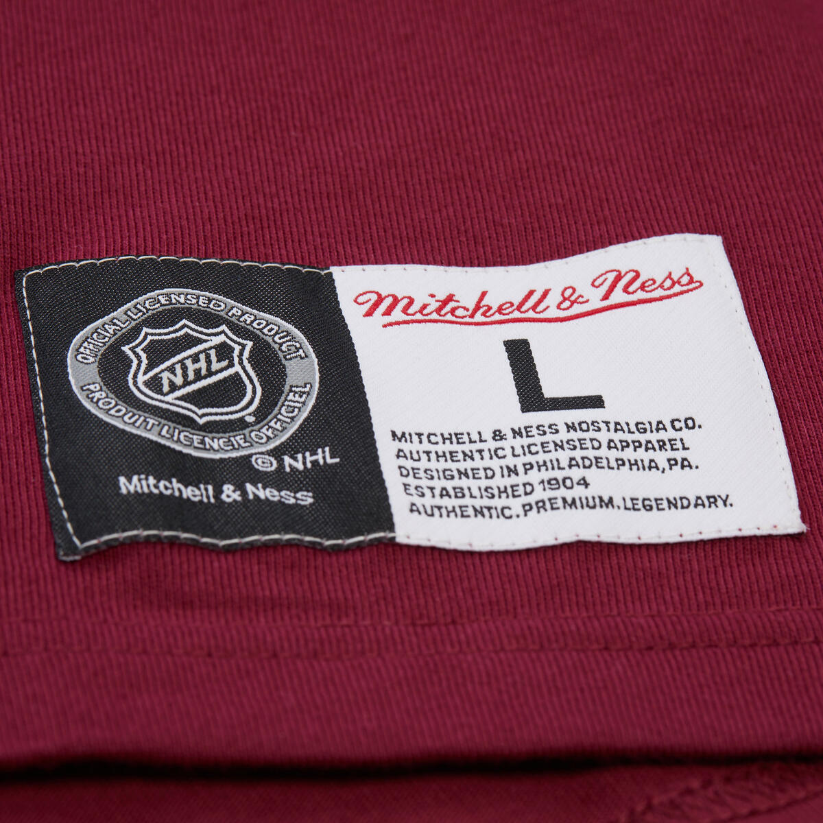 NHL RETRO CB TANK CURRENT LOGO AVALANCHE - Cardinal - Image 5