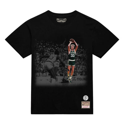 NBA MOMENTS TEE CELTICS LARRY BIRD - Black - Image 1