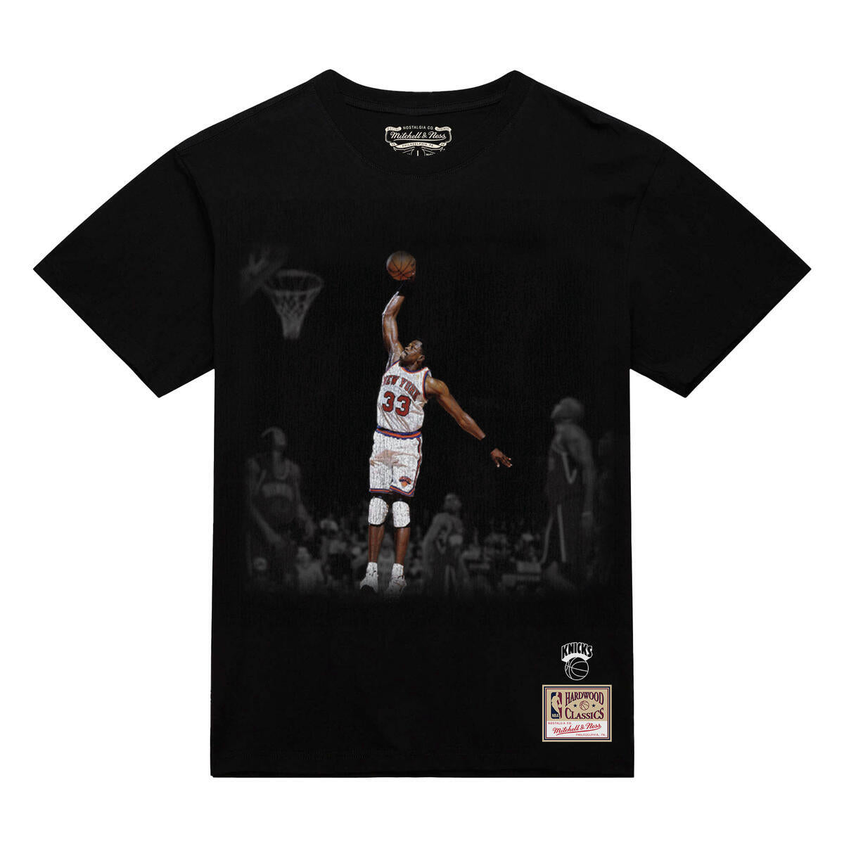 NBA MOMENTS TEE KNICKS PATRICK EWING Black TP10913-NYKBLCK - Image 1