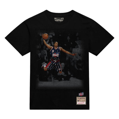 NBA MOMENTS TEE ROCKETS STEVE FRANCIS Black TP10915-HROBLCK - Image 1