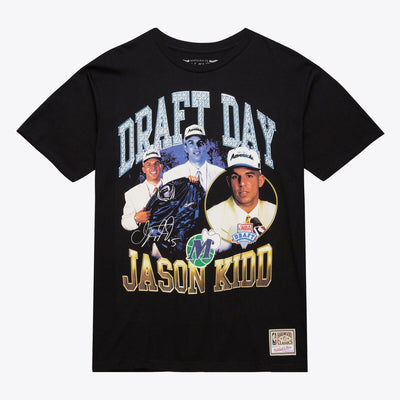 NBA DRAFT DAY CONCERT TEE MAVERICKS JASON KIDD Black TP10949-DMABLCK - Image 1