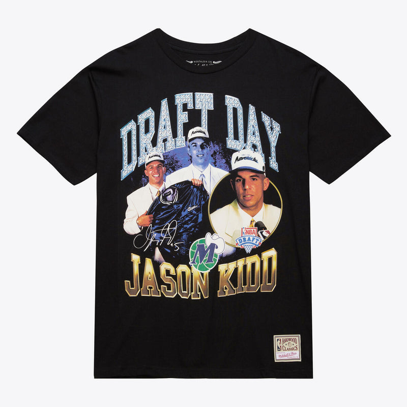 NBA DRAFT DAY CONCERT TEE MAVERICKS JASON KIDD Black TP10949-DMABLCK - Image 1