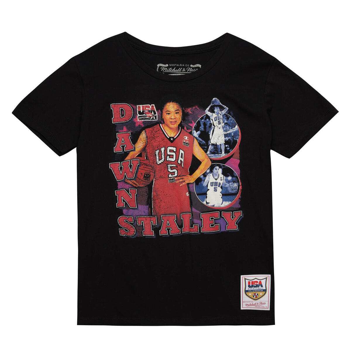 NBA LEGEND TEE USA DAWN STALEY - Black - Image 1