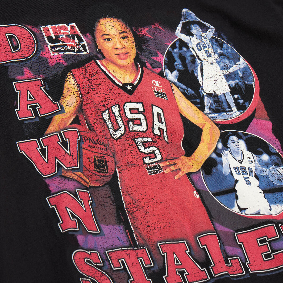 NBA LEGEND TEE USA DAWN STALEY - Black - Image 3
