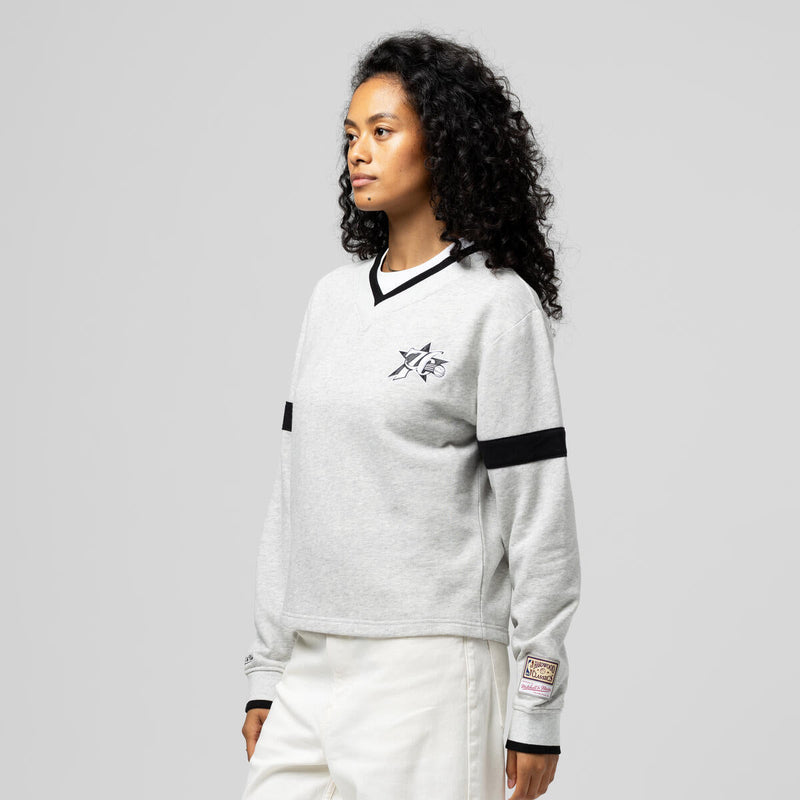 NBA V-NECK CROPPED SWEATSHIRT 76ERS - Image 6