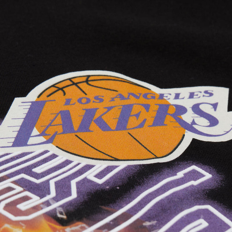 NBA BLAZE TEE LAKERS Black TP12212-LALBLCK - Image 4