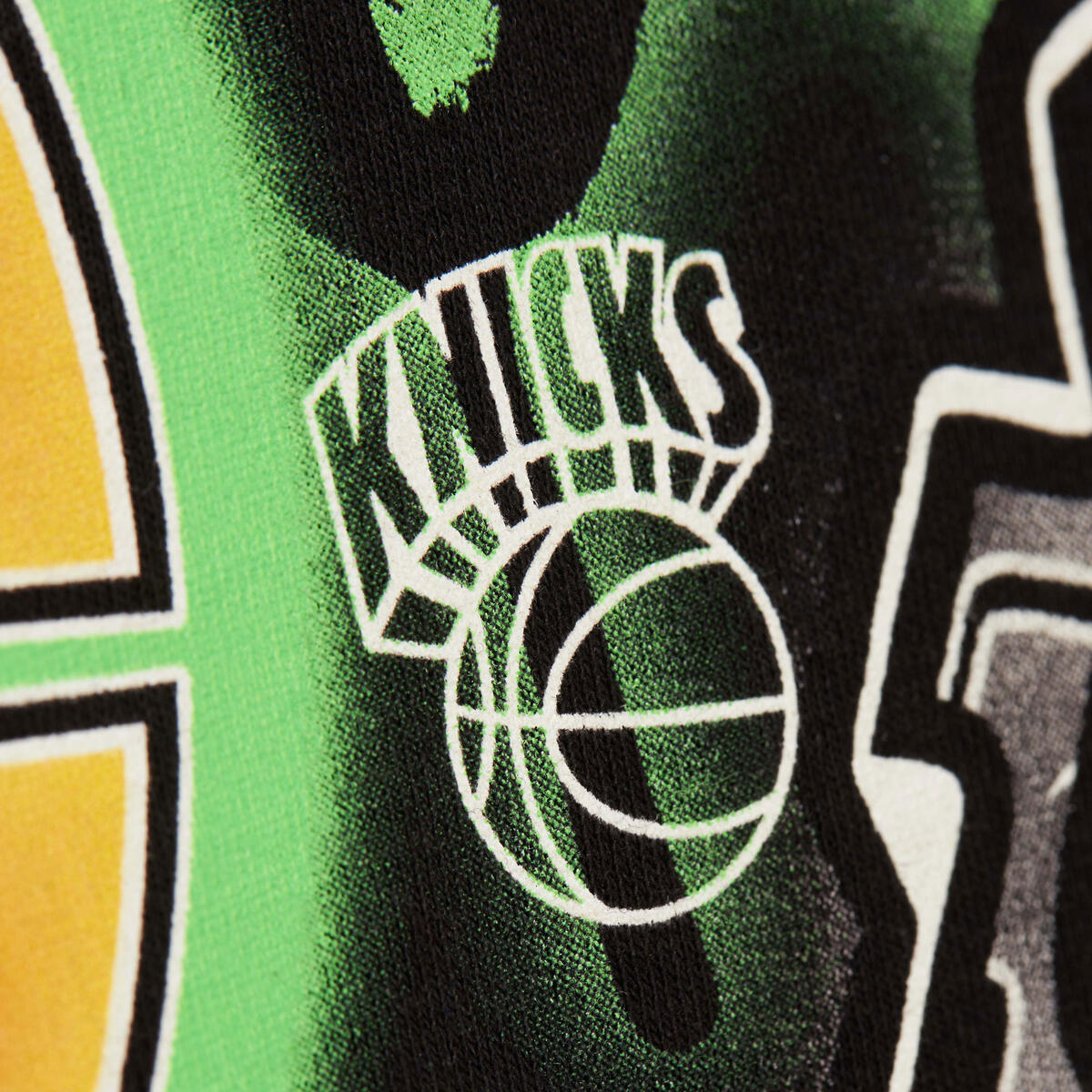 NBA INFRARED TEE KNICKS Black TP12557-NYKBLCK - Image 4