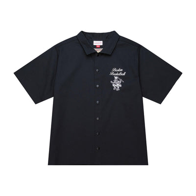 NBA SS BUTTON UP CELTICS Black TP12983-BCEBLCK - Image 1