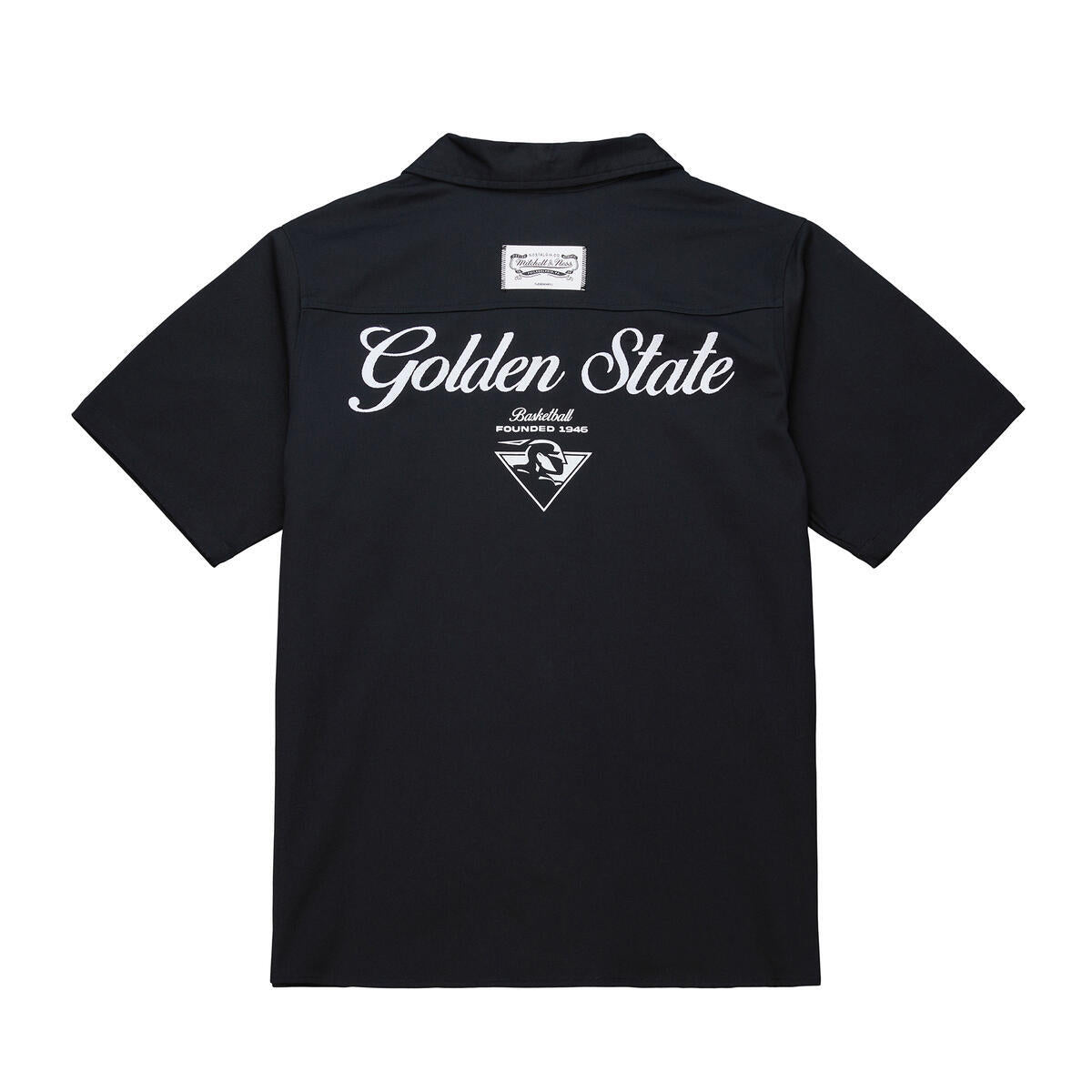 NBA SS BUTTON UP WARRIORS Black TP12983-GSWBLCK - Image 2