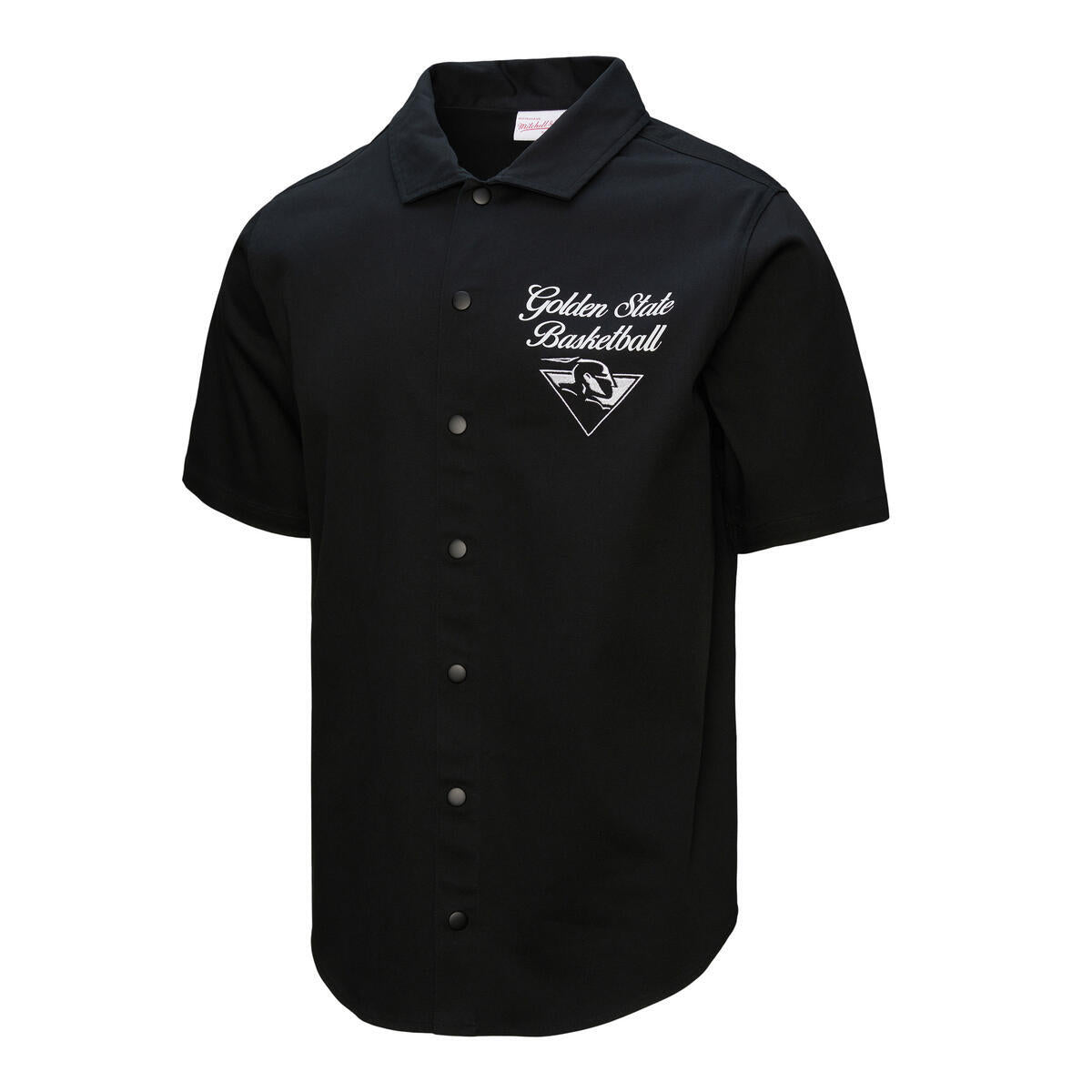 NBA SS BUTTON UP WARRIORS Black TP12983-GSWBLCK - Image 7