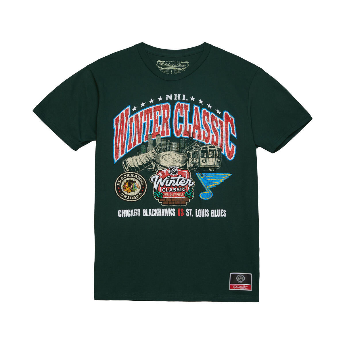 NHL WC 24 CITY TOUR TEE MULTI Dark Green TP13133-MLTDKGN - Image 1