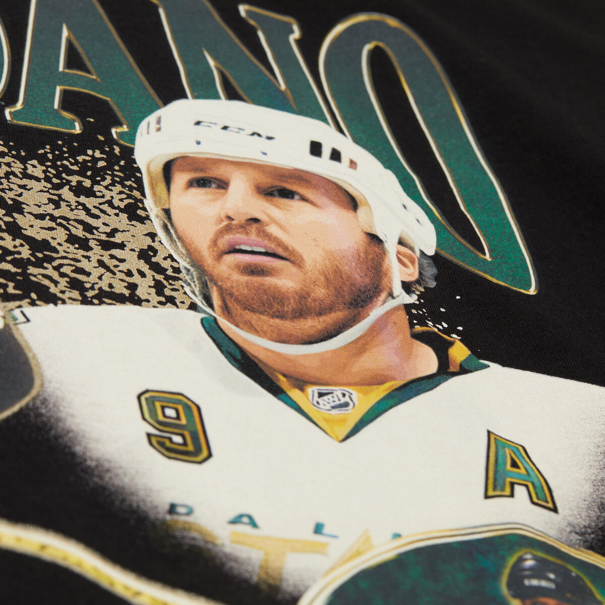 NHL COLLAGE TEE STARS MIKE MODANO Black TP14155-DSTBLCK - Image 4