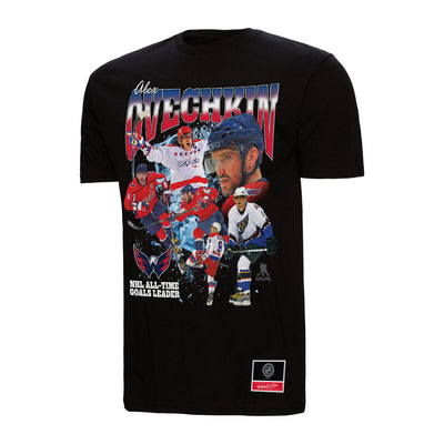 NHL ALL TIME TEE CAPITALS ALEXANDER OVECHKIN Black TP15092-WCABLCK - Image 1