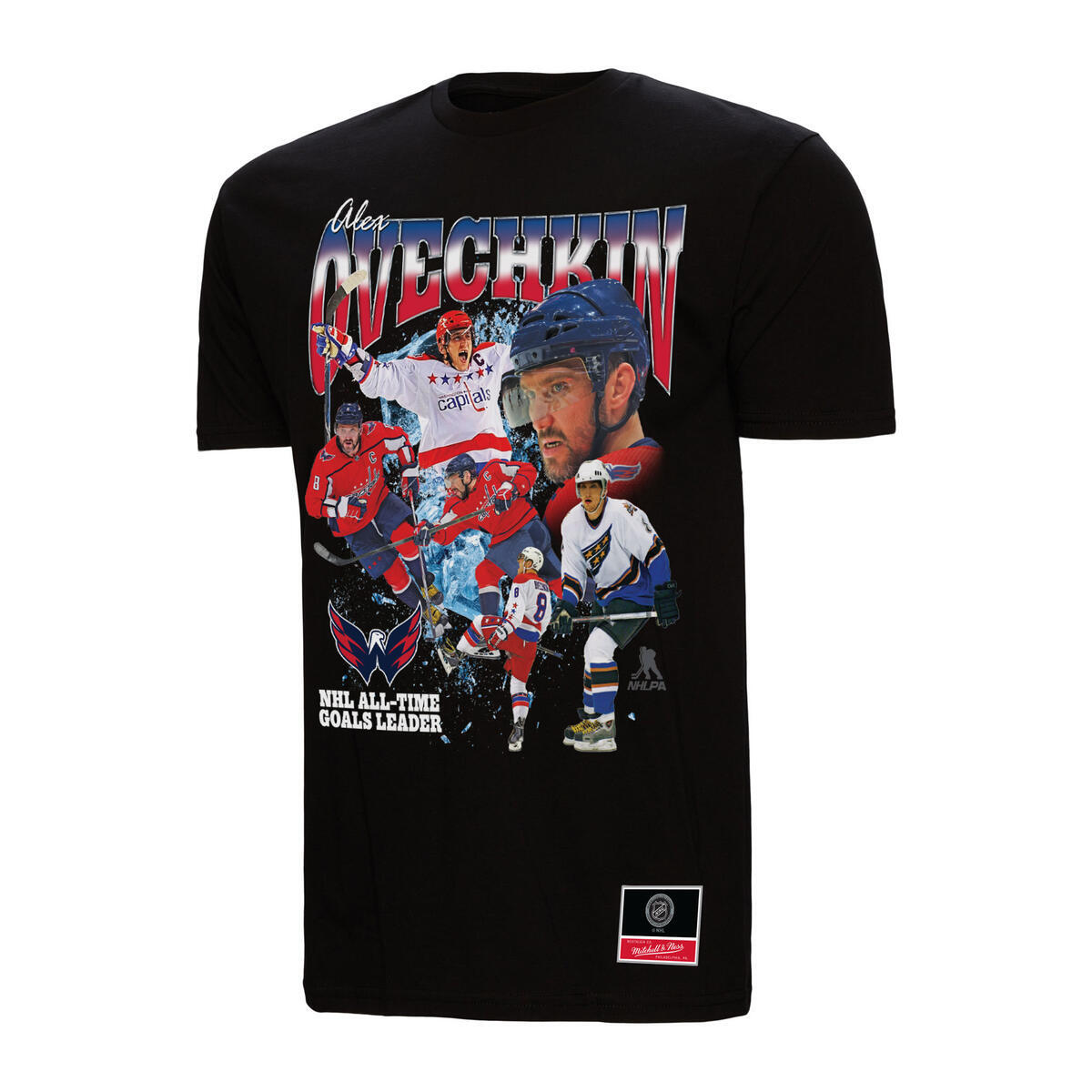 NHL ALL TIME TEE CAPITALS ALEXANDER OVECHKIN Black TP15092-WCABLCK - Image 1