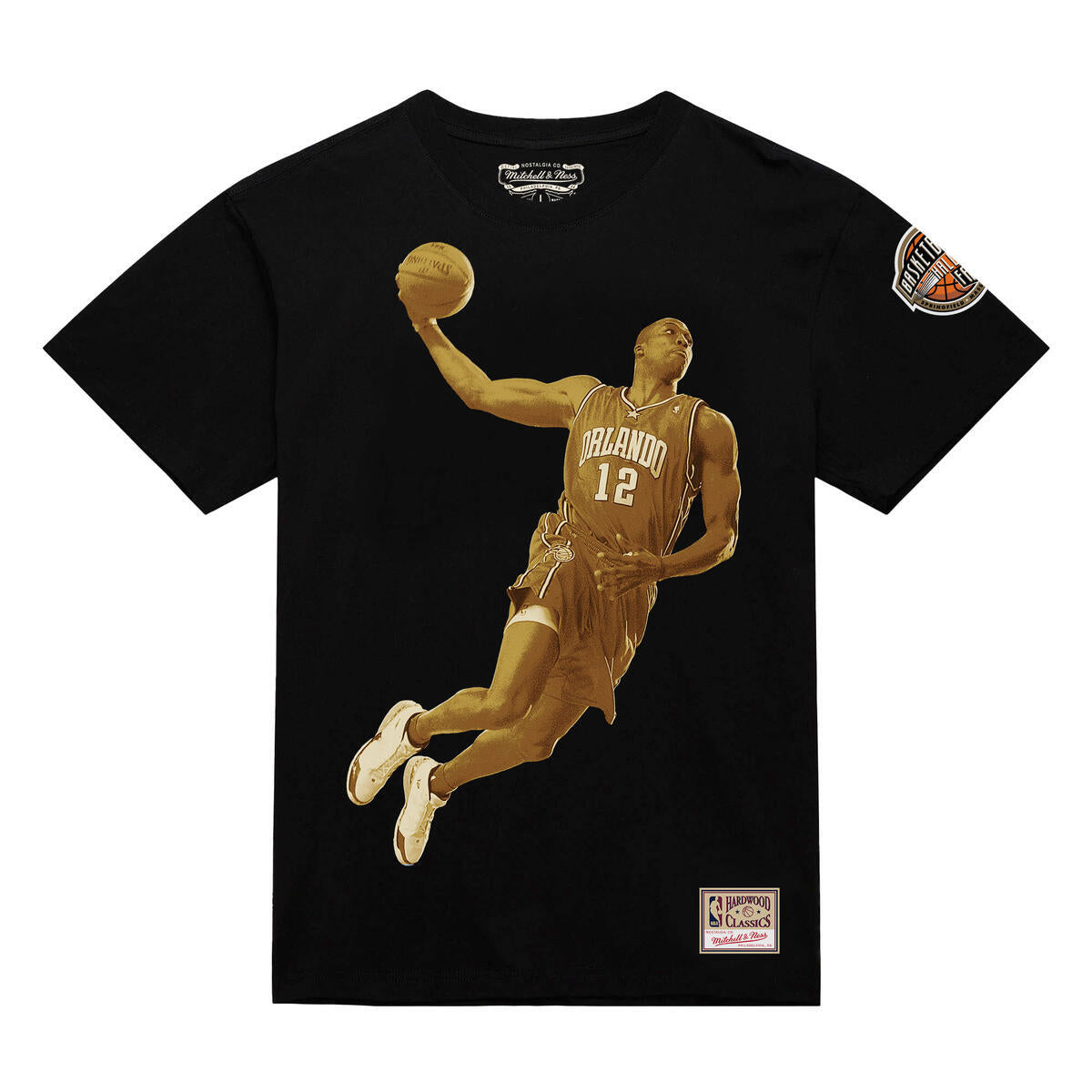 NBA ULTIMATE PLAYER GOLD TEE ORLANDO MAGIC DWIGHT HOWARD - Black - Image 1