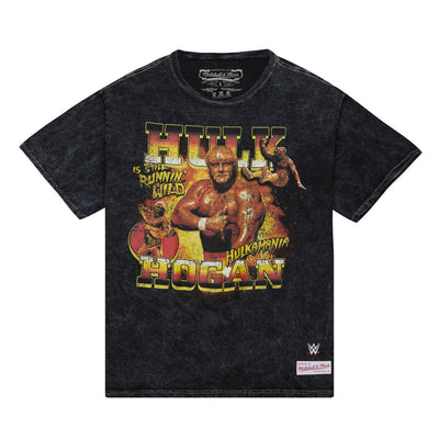 WWE STILL RUNNING WILD TEE HULK HOGAN Black TP2564-TTTBLCK - Image 1