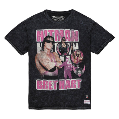 WWE HART FOREVER TEE BRET 'HITMAN' HART - Black - Image 1