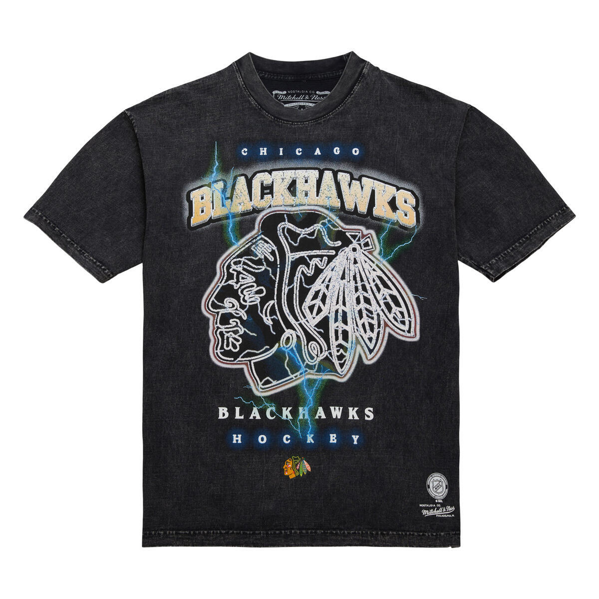 NHL OVERSIZED GRAPHIC TEE BLACKHAWKS Black TP6805-CBHBLCK - Image 1