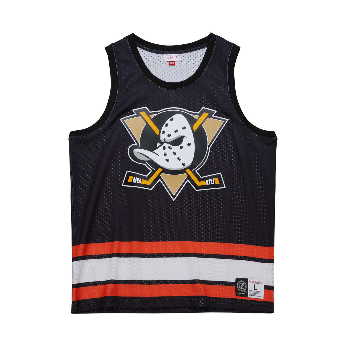 NHL JERSEY LOGO TANK CURRENT LOGO DUCKS Black TP7932-ADUBLCK - Image 1