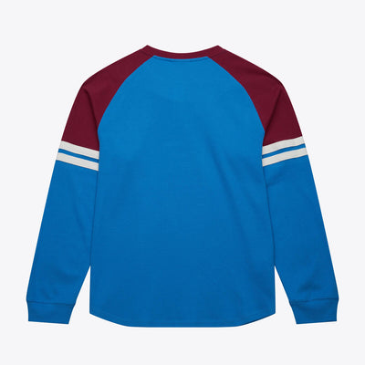 NHL THERMAL HENLEY CURRENT LOGO AVALANCHE - Detroit Blue - Image 2