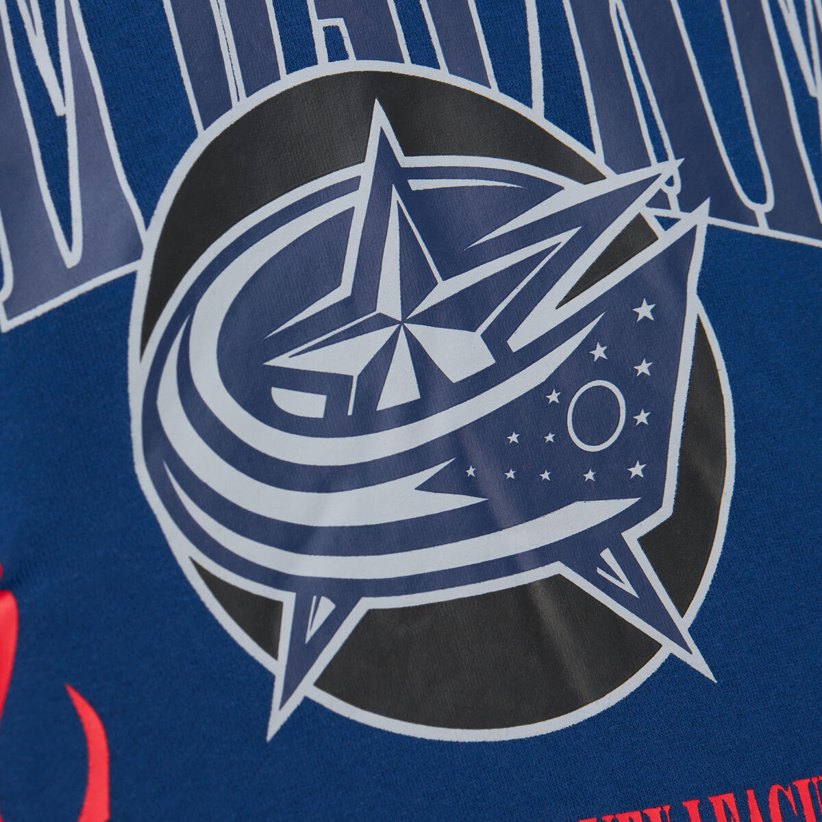 NHL UNISEX FASHION V-NECK SWEATSHIRT BLUE JACKETS Blue TP9085-CBJBLUE - Image 3