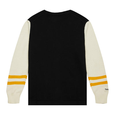 NHL 100TH ANNIVERSARY CARDIGAN SWEATER BRUINS Black-Cream TSWT6431-BBNYYPPPBKCR - Image 2