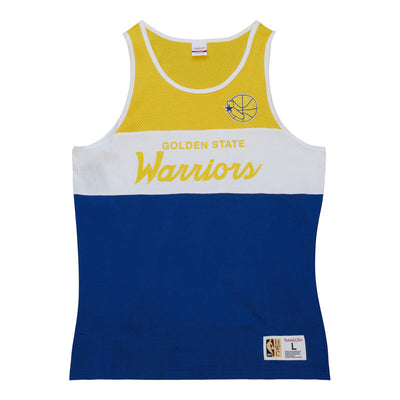 NBA COTTON TANK TOP WARRIORS - Royal - Image 1