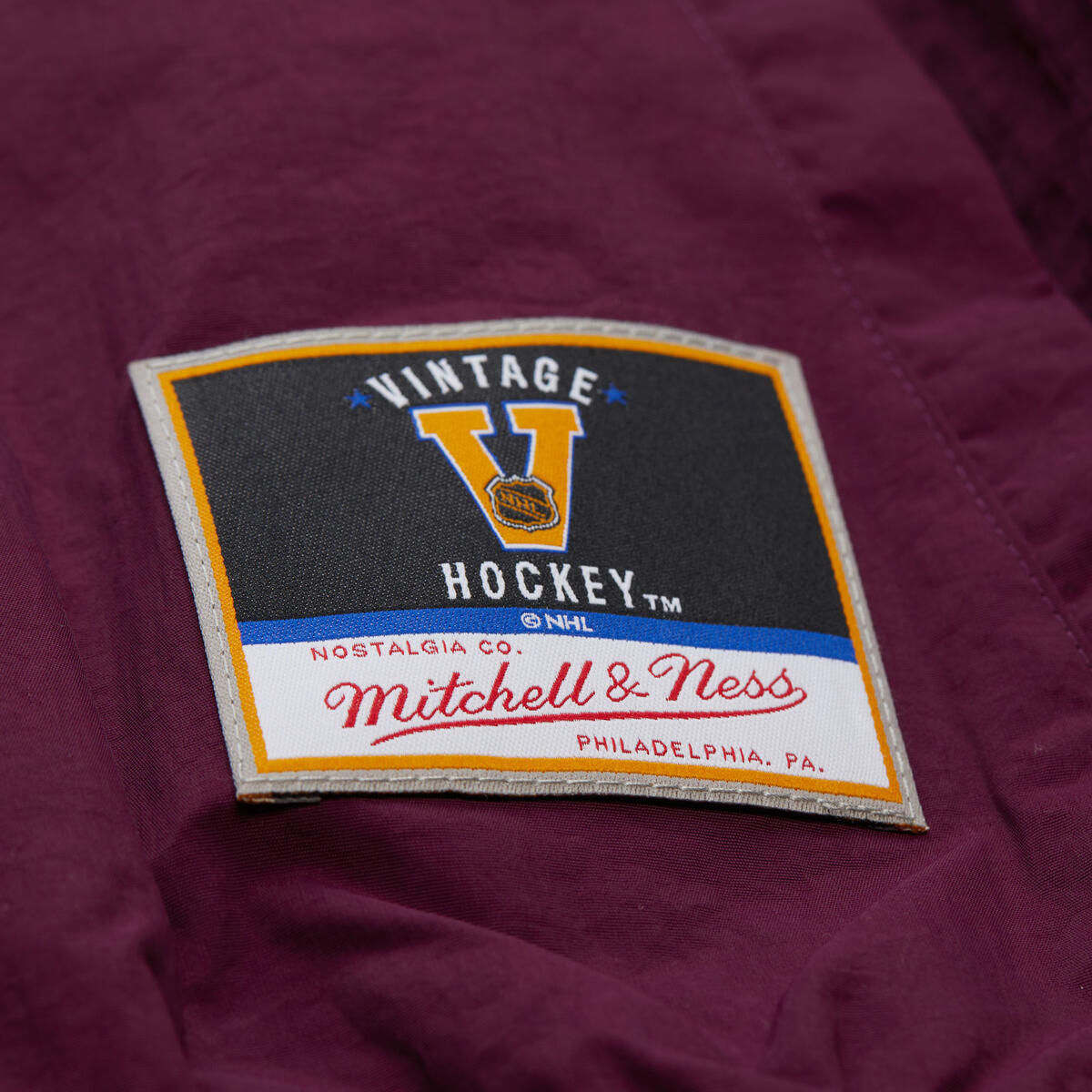 NHL MESH NYLON JACKET DUCKS - PLUM - Image 4