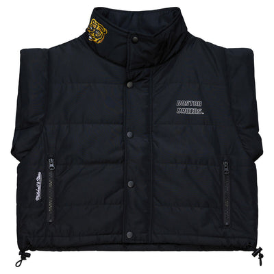 NHL WOMEN'S CROP PUFFER VEST BRUINS - Black - Image 1