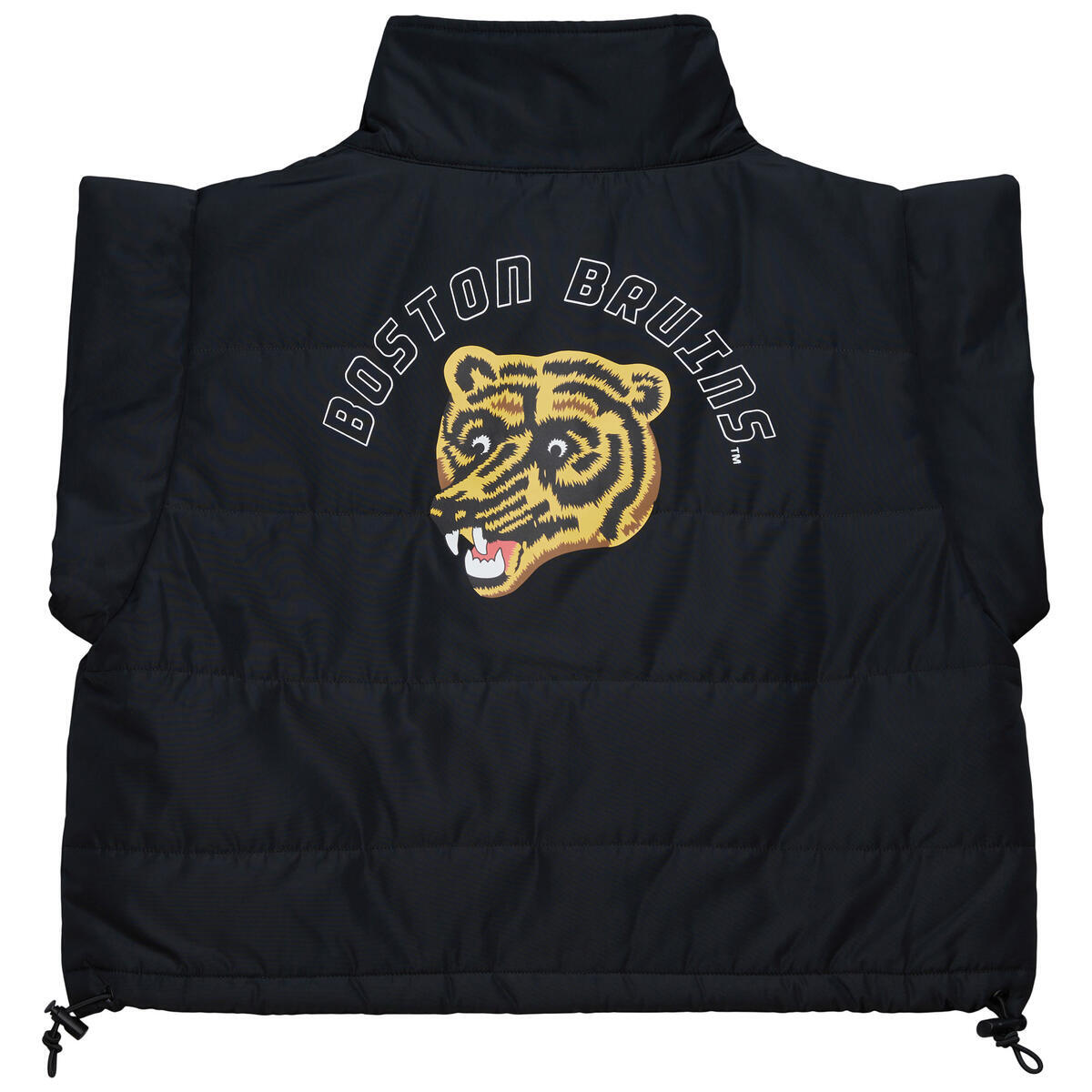 NHL WOMEN'S CROP PUFFER VEST BRUINS - Black - Image 2